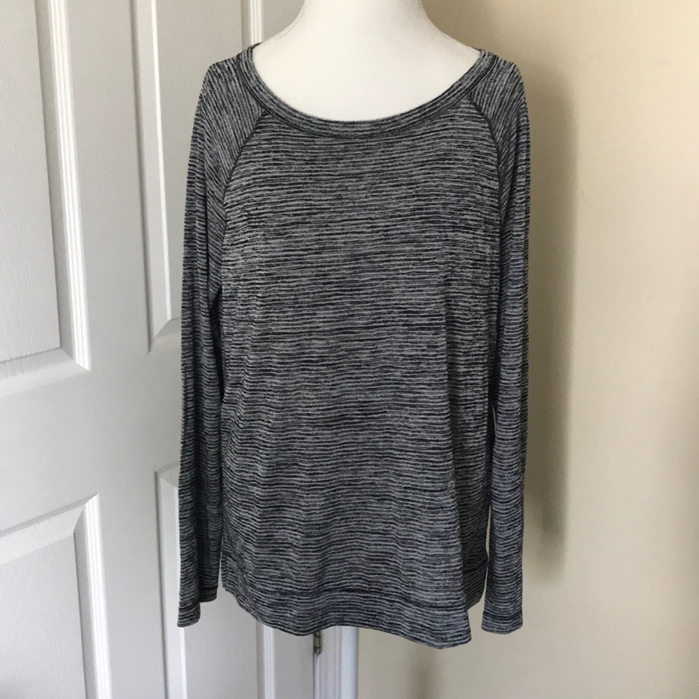 Loft black and white shirt